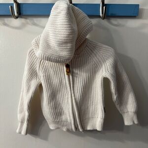 Goumi 9-12 Knit Hoodie Cream